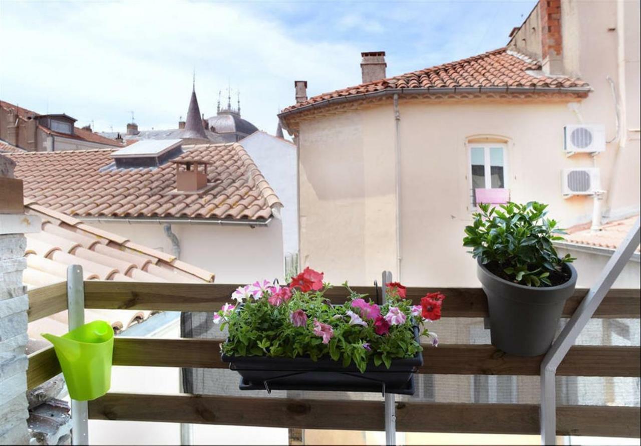 Beziers Studio Terrasse Kültér fotó