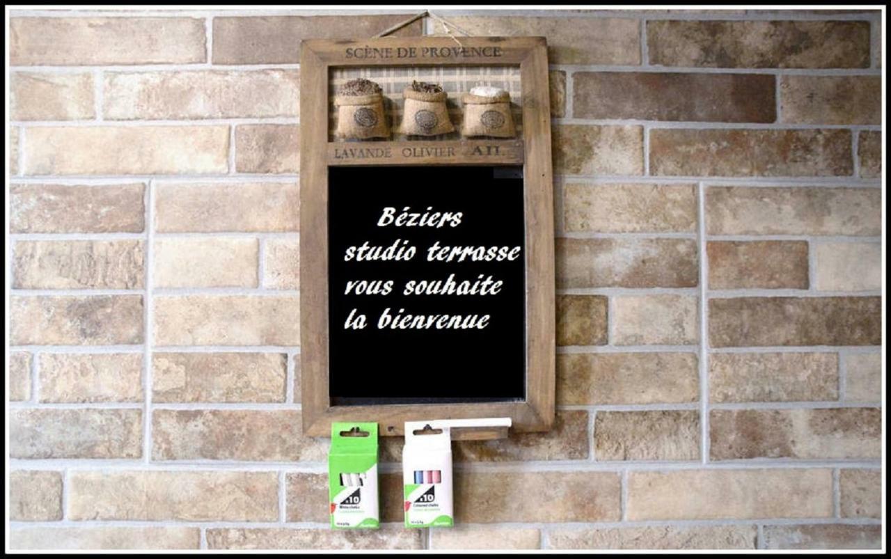 Beziers Studio Terrasse Kültér fotó